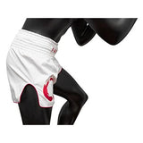 Fairtex BS1918 Enso White Slim Cut Muay Thai Boxing Shorts - Fairtex Store