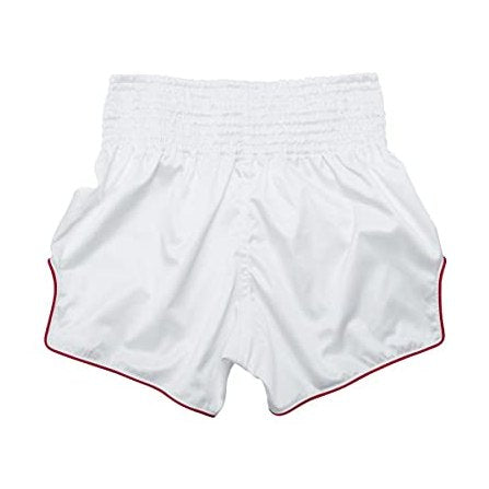 Fairtex BS1918 Enso White Slim Cut Muay Thai Boxing Shorts - Fairtex Store