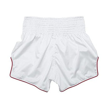 Fairtex BS1918 Enso White Slim Cut Muay Thai Boxing Shorts - Fairtex Store
