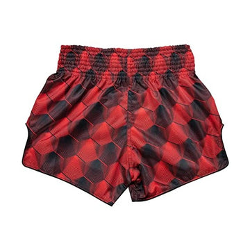 Fairtex BS1919 Stealth Red Slim Cut Muay Thai Boxing Short - Fairtex Store