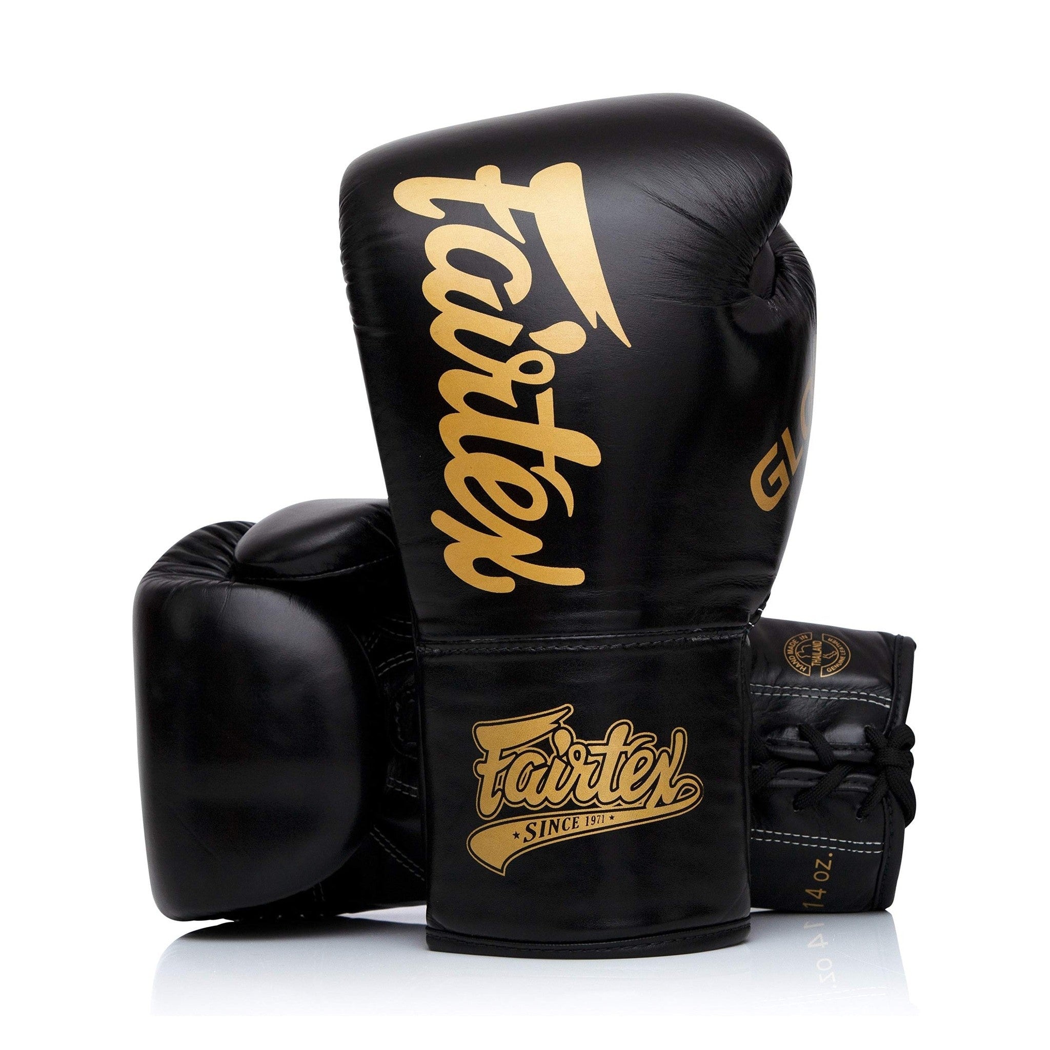 Fairtex BGLG1 Black Kick Boxing Glove - Fairtex Store