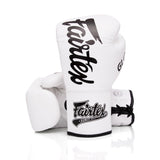 Fairtex BGLG1 White Kickboxing Glove - Fairtex Store