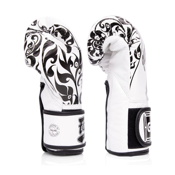 Fairtex BGVG2 White Kick Boxing Glove - Fairtex Store