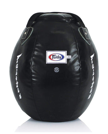 Fairtex Heavy UNFILLED Uppercut Bag  for Muay Thai, Boxing, Kickboxing, MMA (HB11 - Black) - Fairtex Store