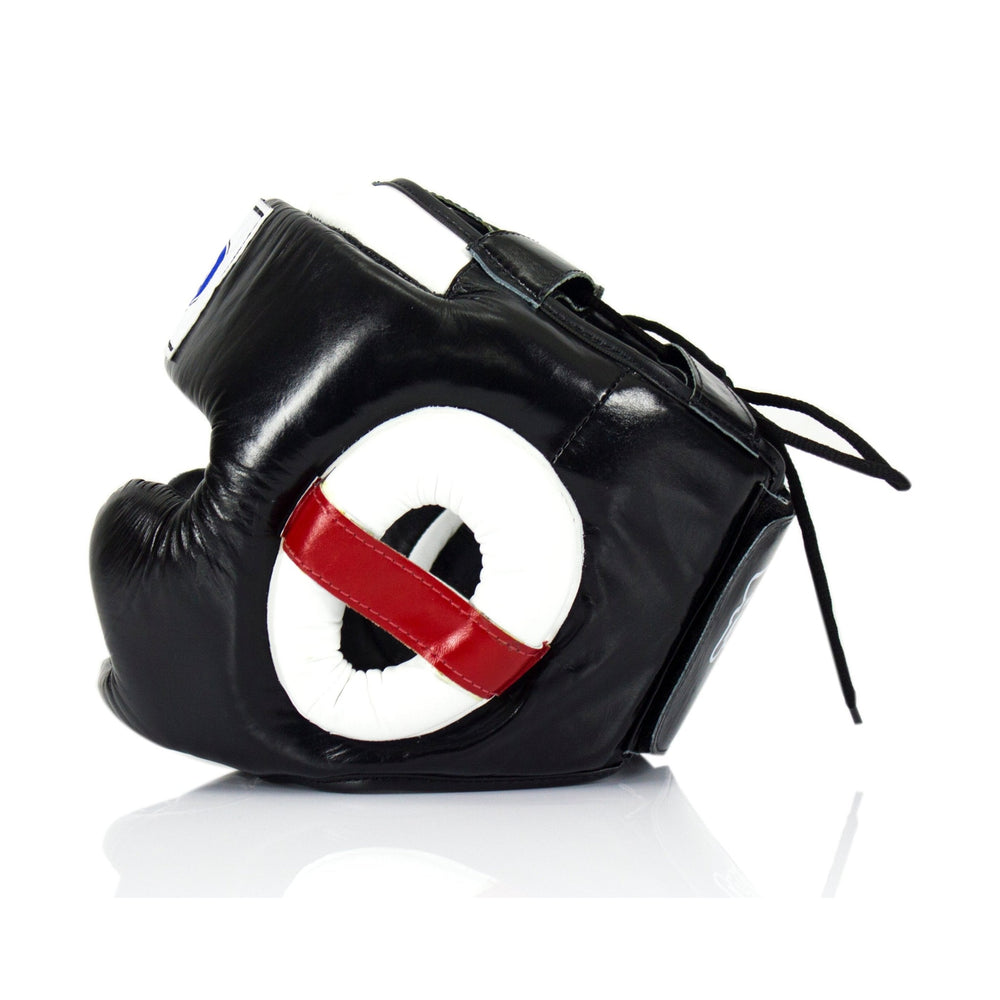 Fairtex HG10 Headgear Head Guard Super Sparring - Black & White - Fairtex Store