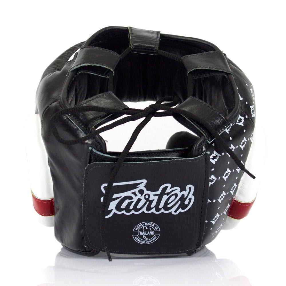 Fairtex HG10 Headgear Head Guard Super Sparring - Black & White - Fairtex Store