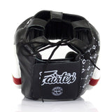 Fairtex HG10 Headgear Head Guard Super Sparring - Black & White - Fairtex Store