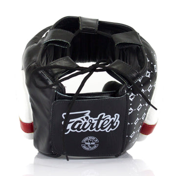 Fairtex HG10 Headgear Head Guard Super Sparring - Black & White - Fairtex Store