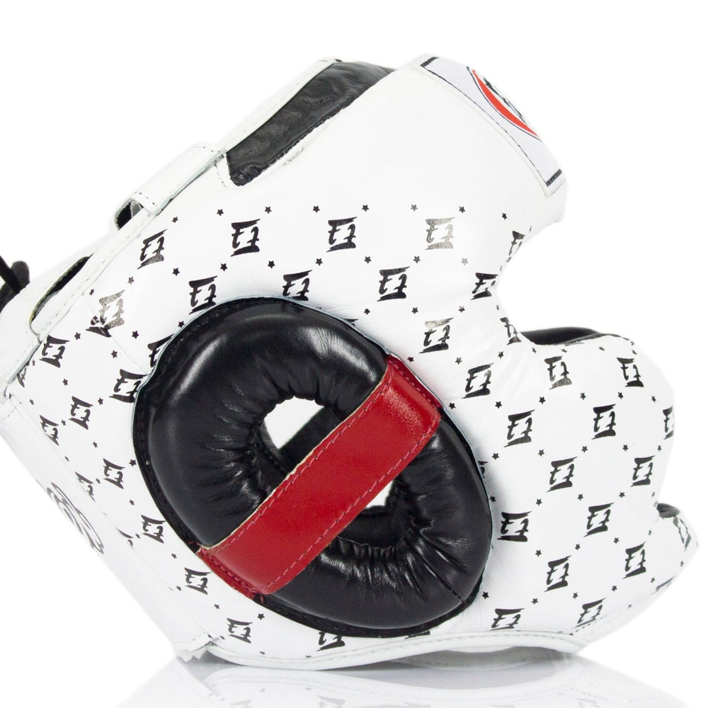 Fairtex HG10 Headgear Head Guard Super Sparring - Black & White - Fairtex Store