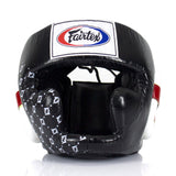 Fairtex HG10 Headgear Head Guard Super Sparring - Black & White - Fairtex Store
