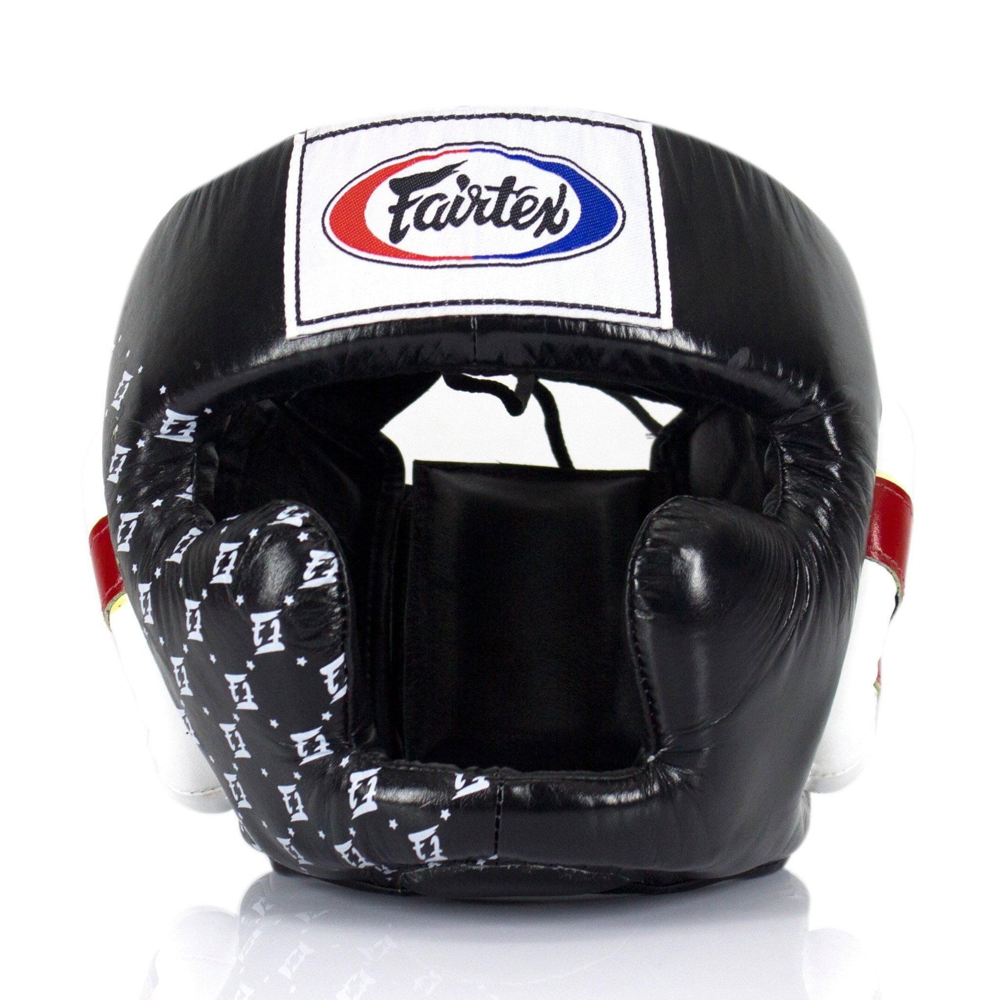 Fairtex HG10 Headgear Head Guard Super Sparring - Black & White - Fairtex Store