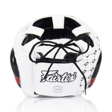 Fairtex HG10 Headgear Head Guard Super Sparring - Black & White - Fairtex Store