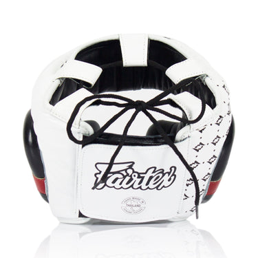 Fairtex HG10 Headgear Head Guard Super Sparring - Black & White - Fairtex Store