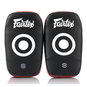 Fairtex KPLC6 Muay Thai Curved Small Pad - Black, Gold, Black/Red - Fairtex Store