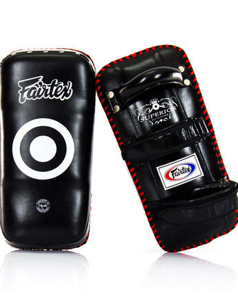 Fairtex KPLS2 Superior Kickboxing Curved Kick Pads - Cowhide Leather - Fairtex Store