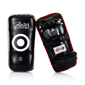 Fairtex KPLS2 Superior Kickboxing Curved Kick Pads - Cowhide Leather - Fairtex Store