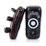Fairtex KPLS2 Superior Kickboxing Curved Kick Pads - Cowhide Leather - Fairtex Store