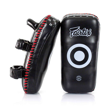 Fairtex KPLS2 Superior Kickboxing Curved Kick Pads - Cowhide Leather - Fairtex Store