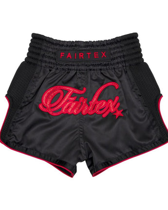 Fairtex Boxing Shorts for Kids - BSK2104 "Midnight Red" - Fairtex Store
