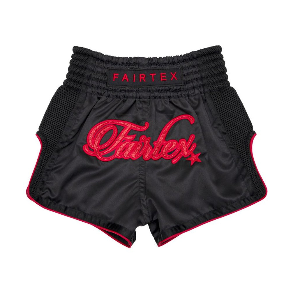 Fairtex Boxing Shorts for Kids - BSK2104 "Midnight Red" - Fairtex Store