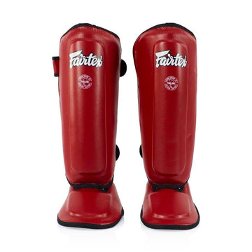 Fairtex SPK9 Youth Muay Thai Kickboxing Shin Guards for Kids - Black, Blue,Red - Fairtex Store