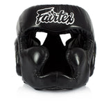 Fairtex HG13 Full Head Black Headgear - Black - Fairtex Store