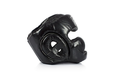 Fairtex HG13 Lace Up Headgear Head Guard - Black - Fairtex Store