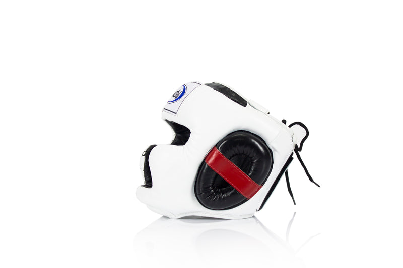 Fairtex HG10 Headgear Head Guard Super Sparring - Black & White - Fairtex Store
