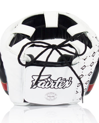 Fairtex HG10 Headgear Head Guard Super Sparring - Black & White - Fairtex Store