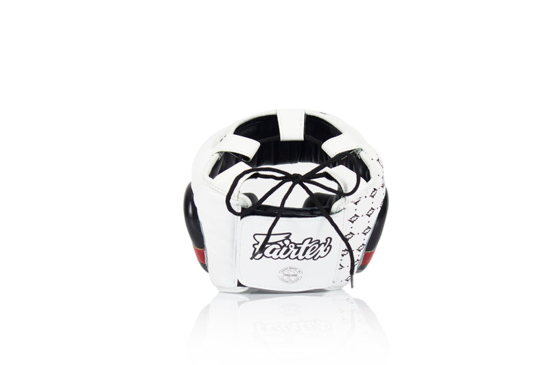 Fairtex HG10 Headgear Head Guard Super Sparring - Black & White - Fairtex Store