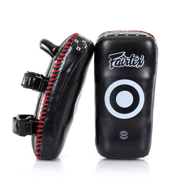 Fairtex KPLS2 Superior Kickboxing Curved Kick Pads - Cowhide Leather - Fairtex Store