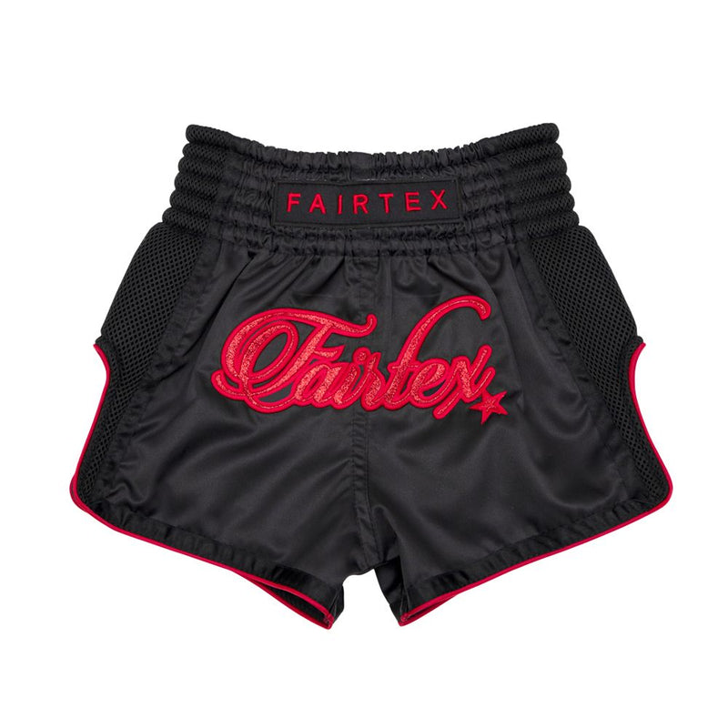 Fairtex Boxing Shorts for Kids - BSK2104 "Midnight Red" - Fairtex Store